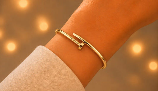 Gold Nail Bangle For Women Just Rs.399/-