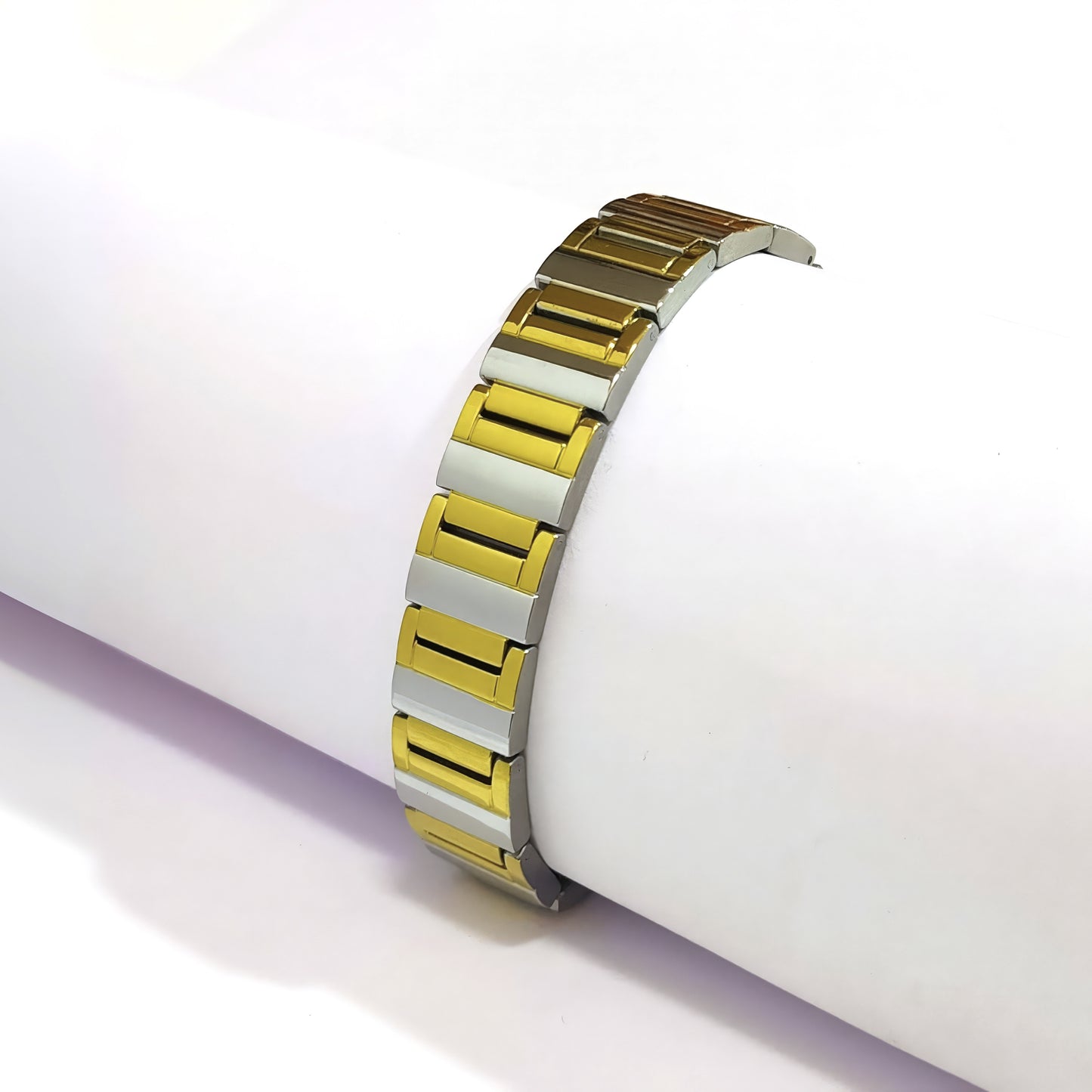 Bio Magnetic Bracelet Titanium Material 22 Magnets Backside Foldover Locking System Best Gift For Man