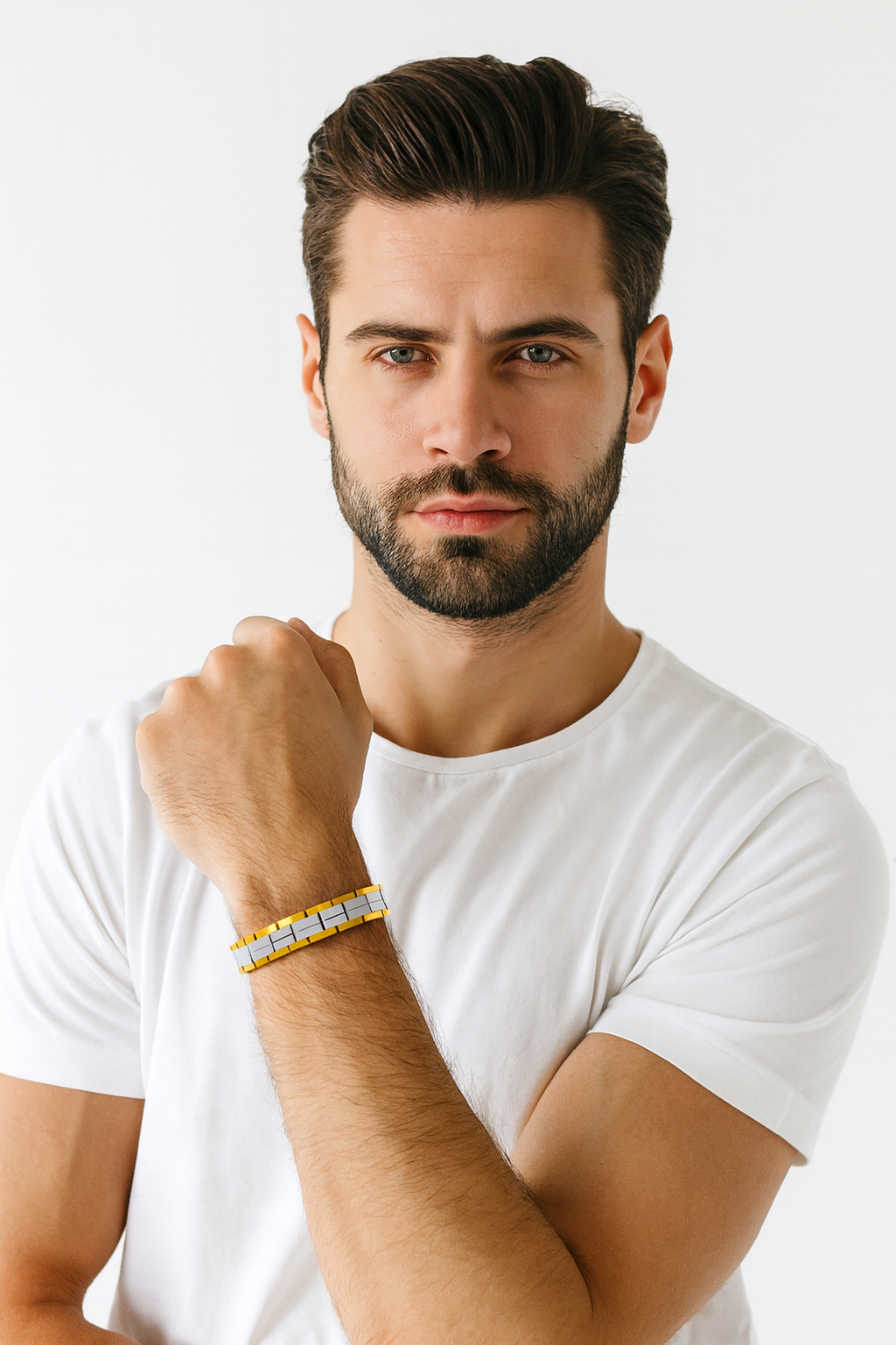 Titanium Magnetic Bracelet For Men Just Rs. 1099/-