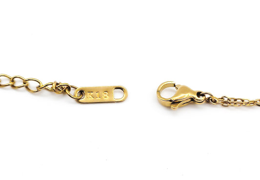 Butterfly-Infinity Stone Chain Pendant Gold Plated For Women