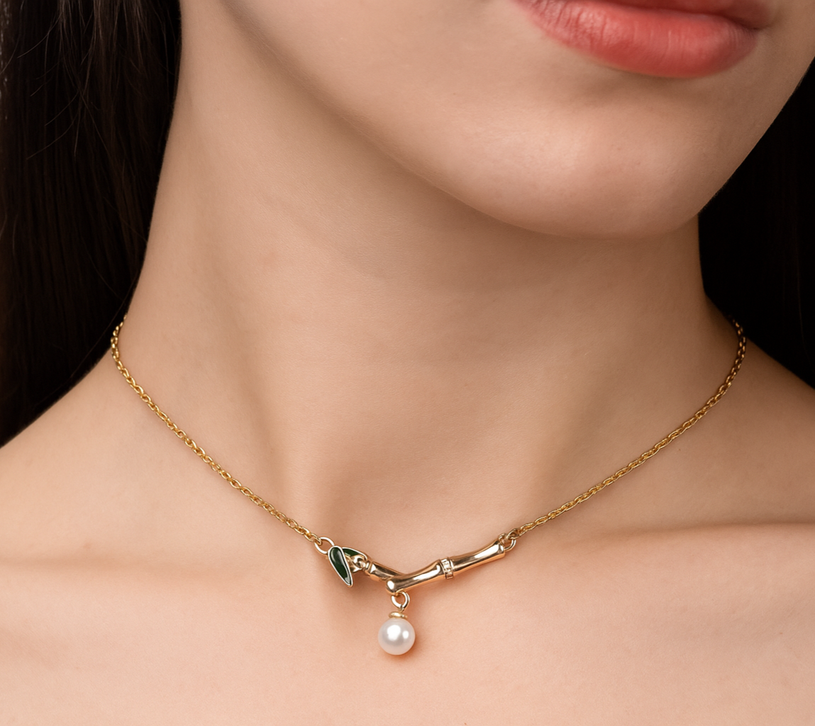 Stylish Rosegold Anti Tarnish Waterproof Daily Wear Necklace For Girls&Women Best Gift For Birthday