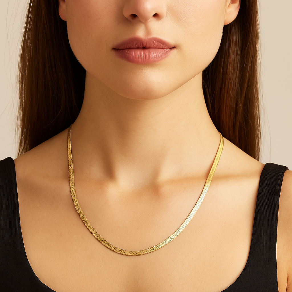 Trendy Plain Snake Chain For Women Dailywear Officewear Simple Chain For Girls