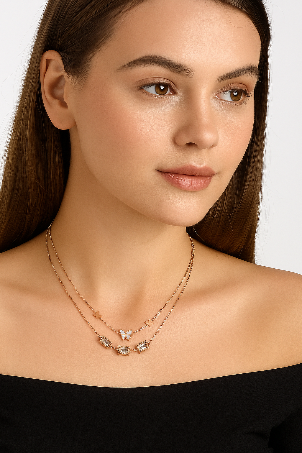 Stylish Anti Tarnish Waterproof Daily Wear Necklace For Women Best Gift For Birthday