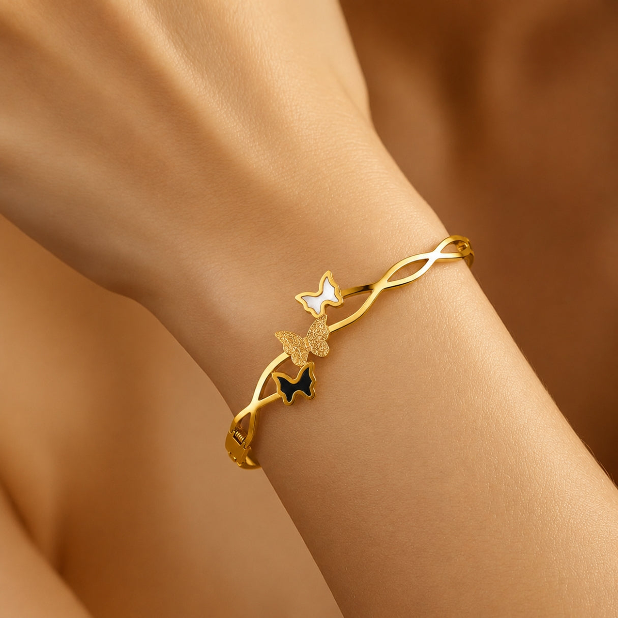 Gold Plated Combo Bangle For Women