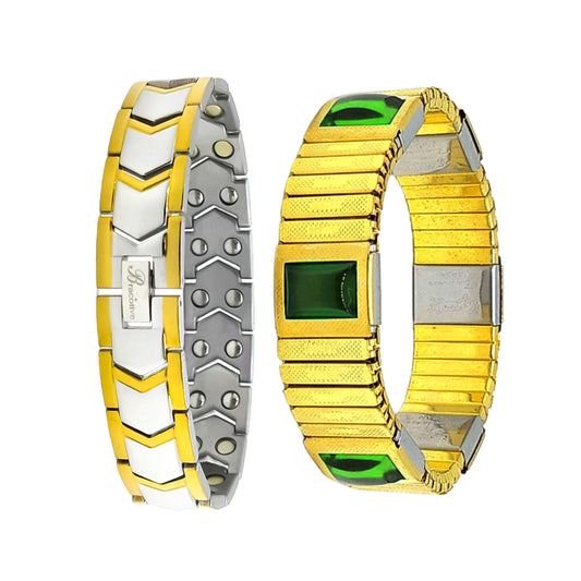 Anti-Tarnish Bp Bracelet Combo Set Pack Of 2