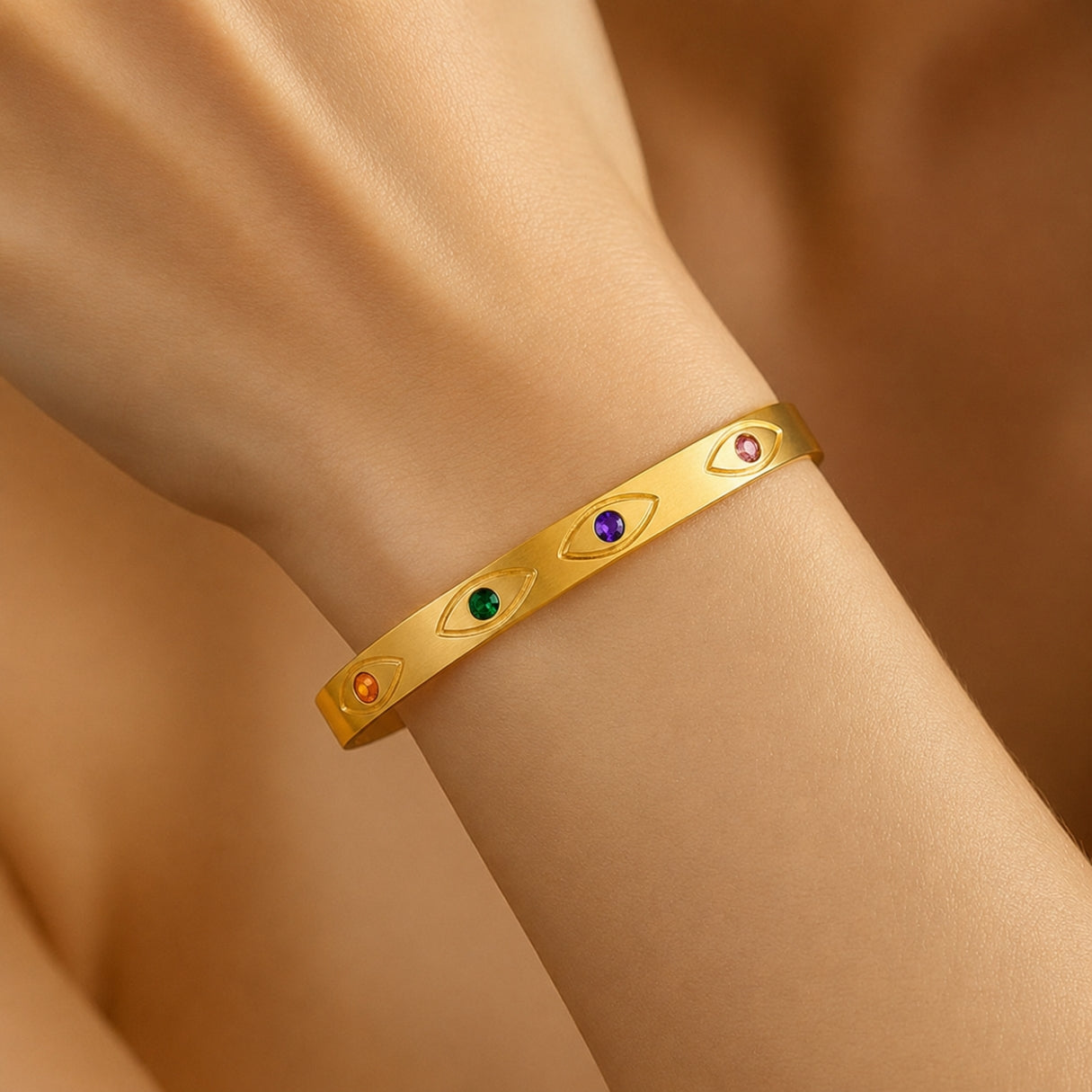 Gold Plated Combo Bangle For Women