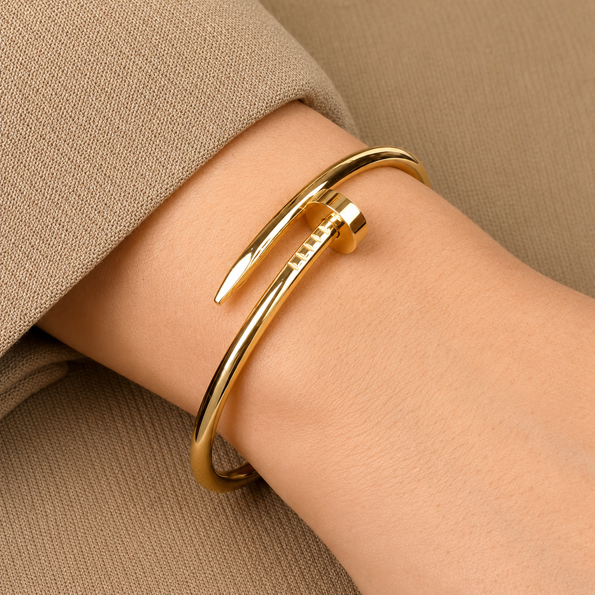 Gold Nail Bangle For Women Just Rs.399/-