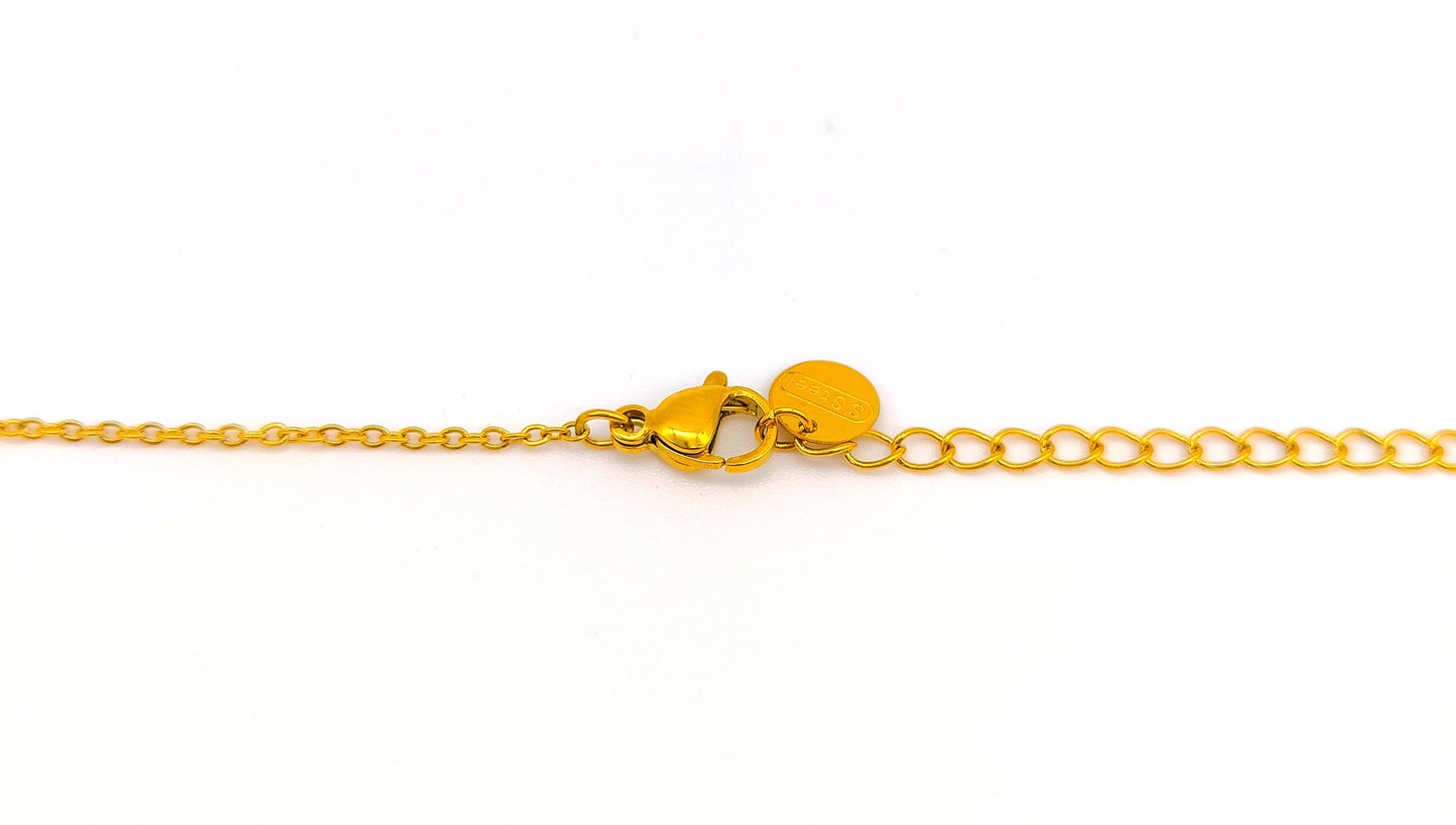 Stylish Anti Tarnish Bow Chain Pendant For Women & Girls