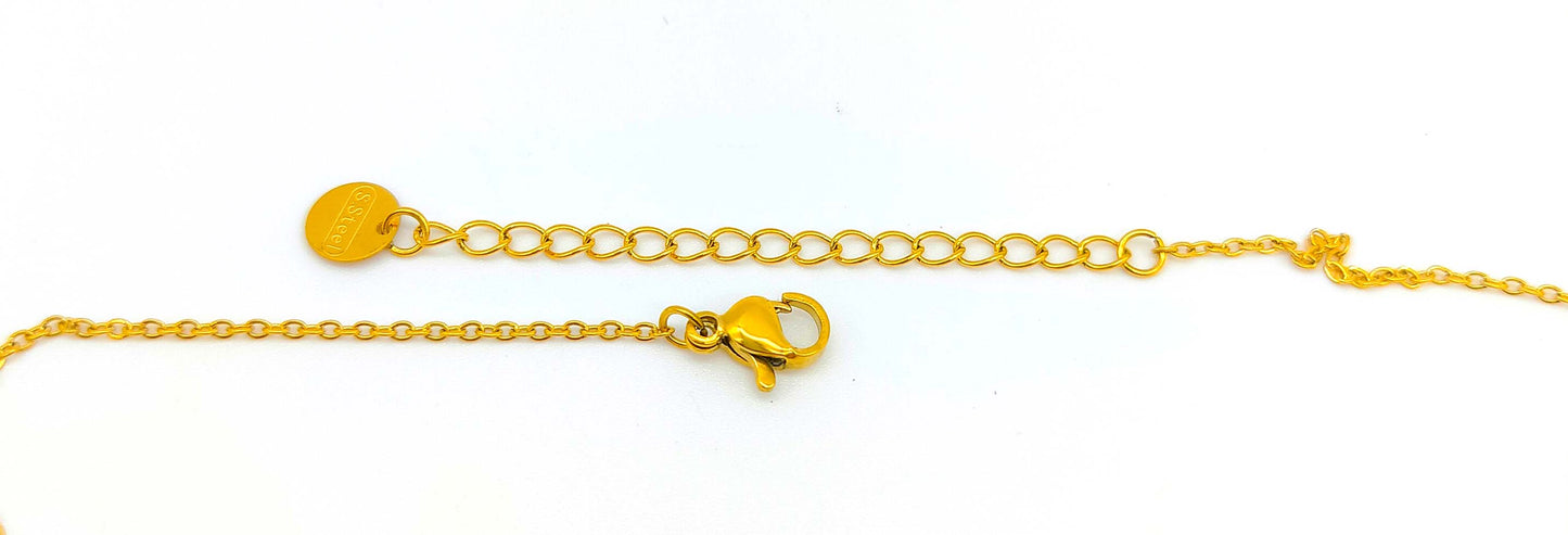 Stylish Anti Tarnish Bow Chain Pendant For Women & Girls