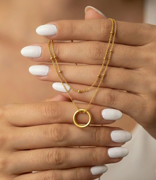 Trendy Double Chain Necklace For Women Just Rs.399/-