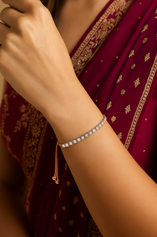 Diamonds Bracelet For Women Stylish And Party Wear Bracelet