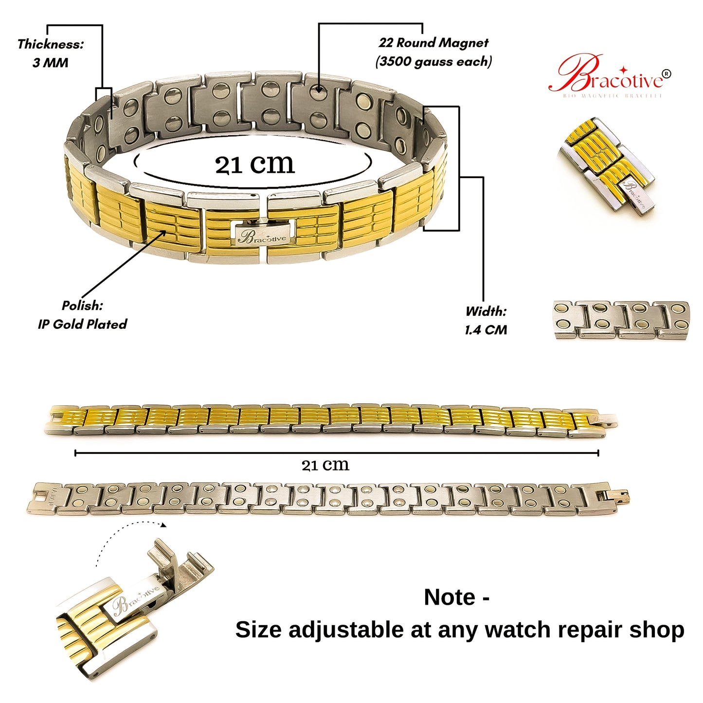 Combo Anti-Tarnish Bracelet For Men Women